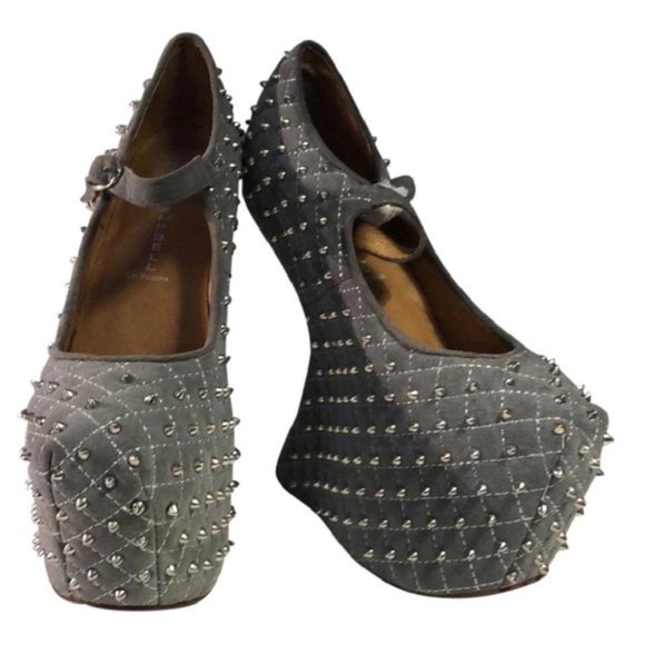 NWT Jeffrey Campbell Nightwalk Q Stud Platforms - Picture 1 of 6
